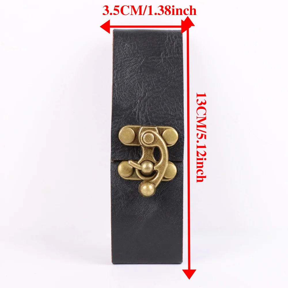 Mittelalterliche Alchemie-Fläschchen, PU-Lederarmband mit 3 Fläschchen – Kunsttrankflaschen-Zubehör für Renaissance-Fästen und Cosplay-Gürtel – Detail 18