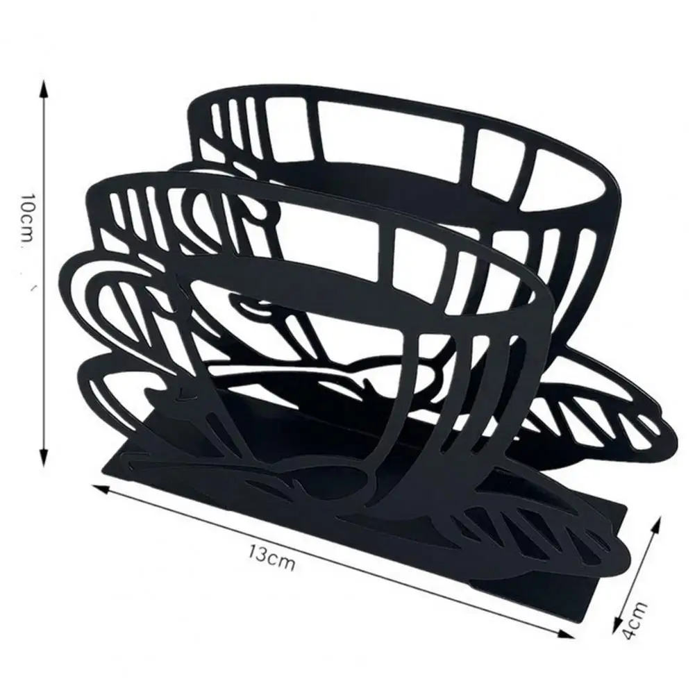 Napkin Holder Coffee Cup Shape Hollow Out Keep Neat Wet Wipes Paper Towel Holder Household Supplies 2