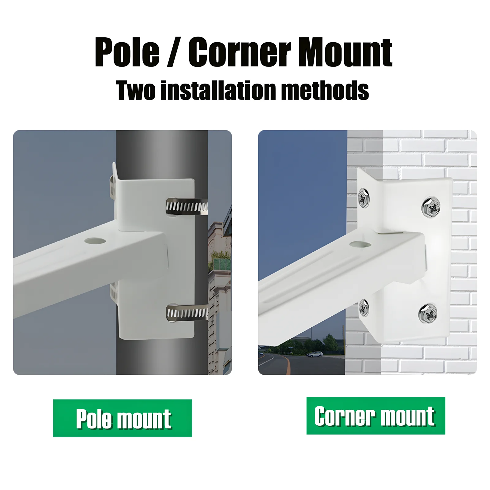 Vertical Wall Corner Mount Right Angle Multifunctional Adapter Plate for High Speed PTZ Dome Surveillance Security Camera security camera bracket security wall mount bracket security camera mount