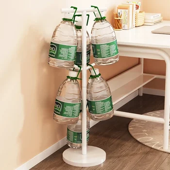 رف تخزين حقيبة الكتب بقضيب واحد ، رف معلق بجانب المكتب ، حامل أرضي ، رف ملابس للأطفال ، منظم معطف غرفة المعيشة - Image 4