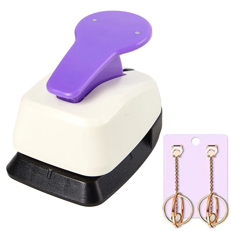 

Scrapbooking Paper Punch Earring Card Hole Puncher DIY Children's Hole Punch Punches Tool for School Office Ring Binder Paper
