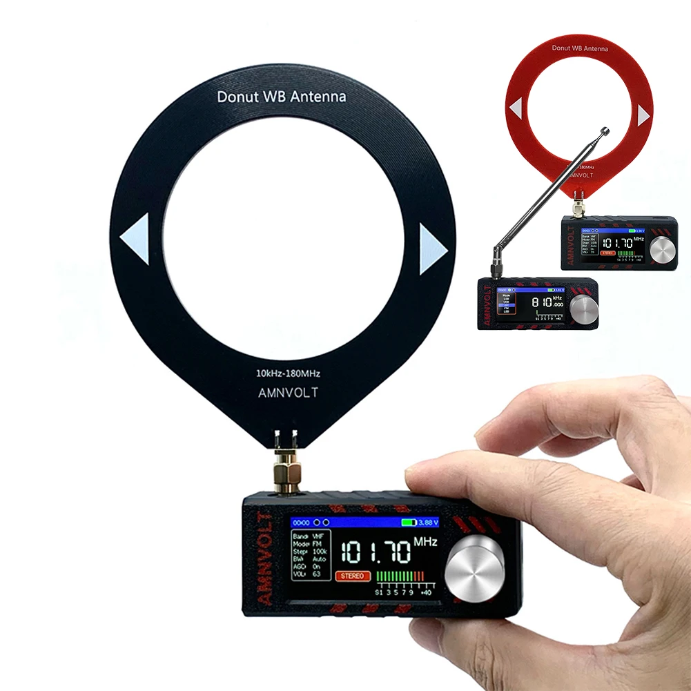 Description Picture 5 of itemSI4732 All Band Radio Receiver ATS MINI PRO 0.5-108mhz LSB USB AM FM FM/AM ESP-32-S3 Radio HF SW MW VHF Radio with Antenna