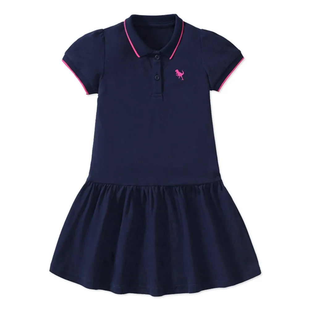 Baby Girls Kids Clothes 2025 Summer Dress Cartoon Dinosaur Dresses Children's Clothing Birthday Vestidos Cotton