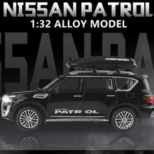 

1:32 Nissan Patrol SUV Alloy Car Model Diecasts & Toy Metal Toy Vehicles Car Model High Simulation Collection Childrens Toy Gift