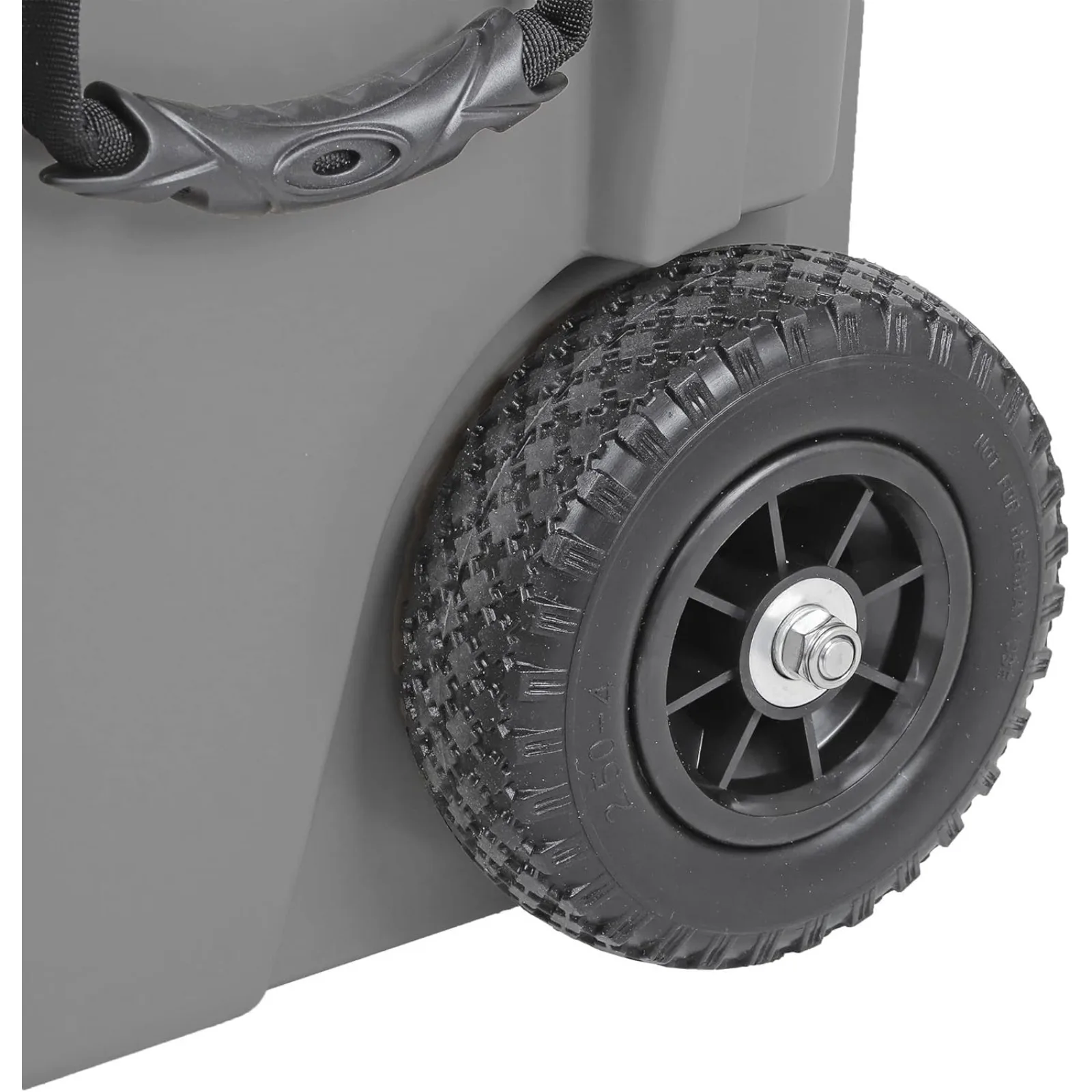 US 45 Quart Towable Roto Molded Ice Chest Outdoor Camping Cooler with Wheels Pro Tough Durable Outdoor Camping