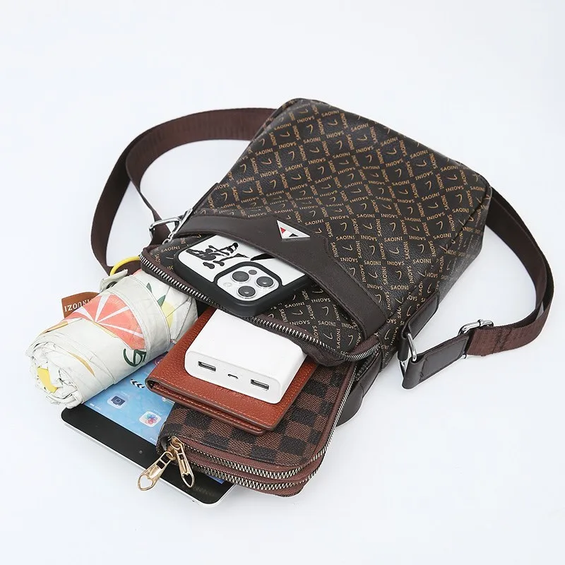 Designer Small Messenger Bag for Men Bags Phone Handbags Shoulder Bag  Luxury Brand Man Crossbody Bag Leather Male Sling Bag - AliExpress