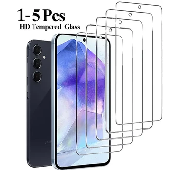 Pellicola vetro HD per Samsung S23 S26 A55 A35 A54 S25 vetro temperato per Samsung S24 S21 S22 screen protector Galaxy S24 Ultra S23 FE glass samsung a55