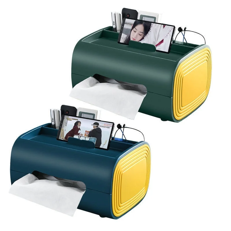Creative Multi-Function Remote Control Storage Tissue Box