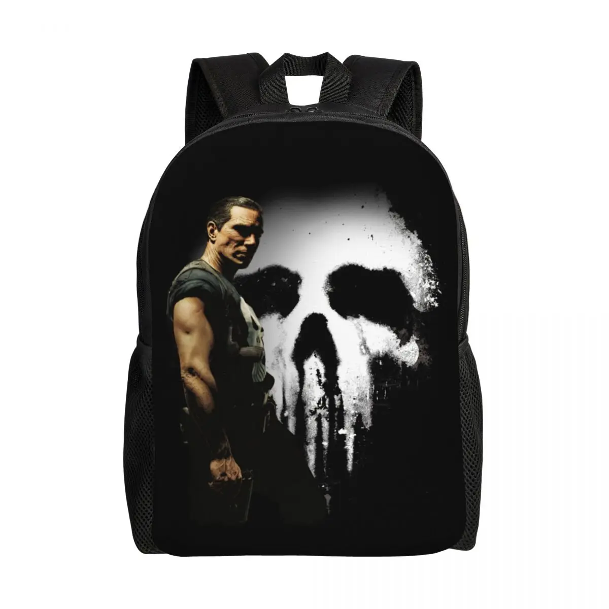 

Custom Punisher In The Shadows Backpacks for Boys Girls School College Travel Bags Men Women Bookbag Fits 15 Inch Laptop