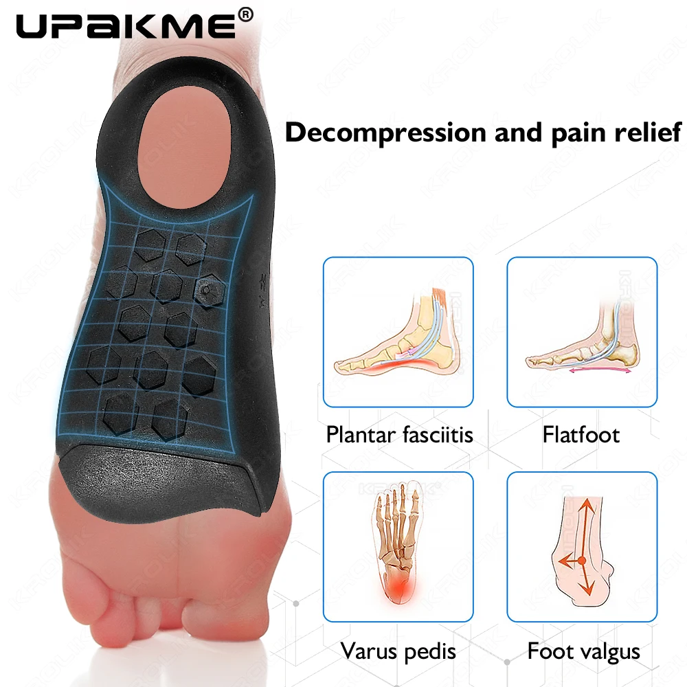 

Orthotics Flat Foot Health Sole Pad XO-Legs Orthopedic Insoles For Shoes Insert Arch Support Pad For Plantar Fasciitis Feet Care