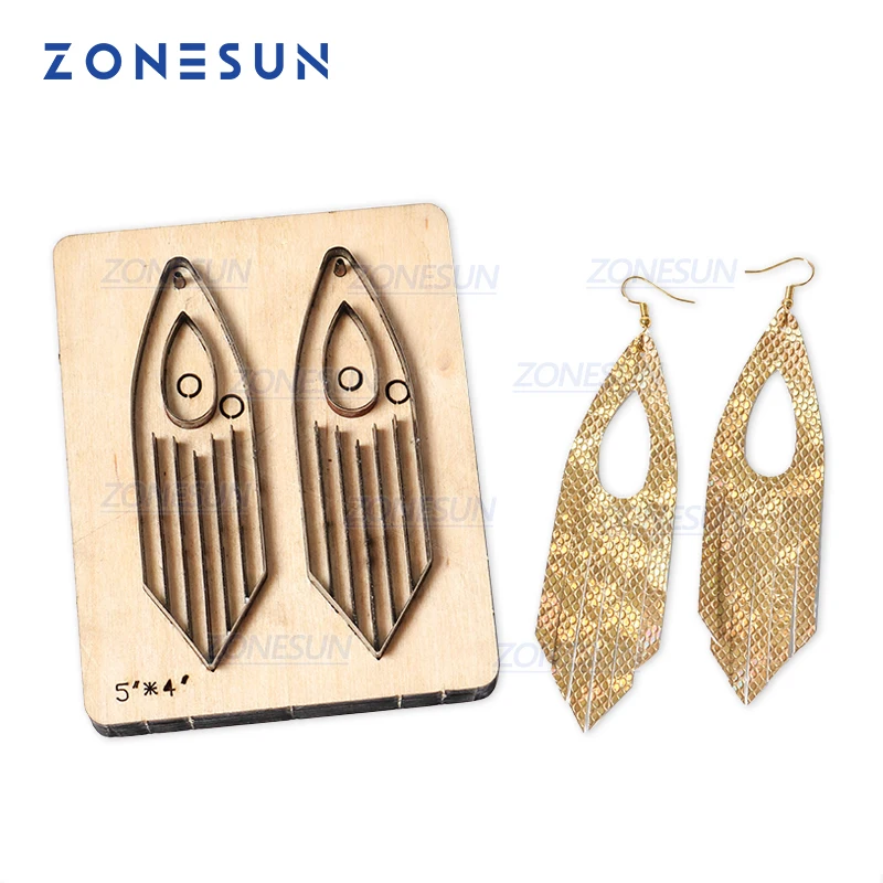 

ZONESUN H4, сделай сам, изготовленный на заказ, режущий инструмент для резки кожаных сережек, режущий инструмент для резки стальных листов, пресс-инструменты