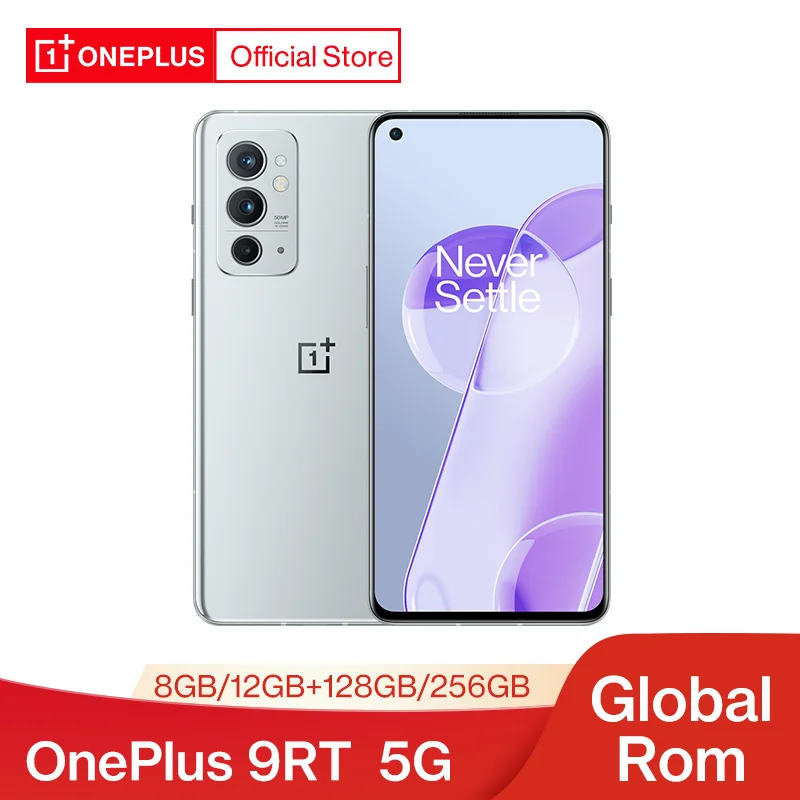 

OnePlus 9RT 9R T 5G Global Rom Multi-language 8GB 128GB Snapdagon 888 120Hz 6.62 inches AMOLED 65 Warp Charging