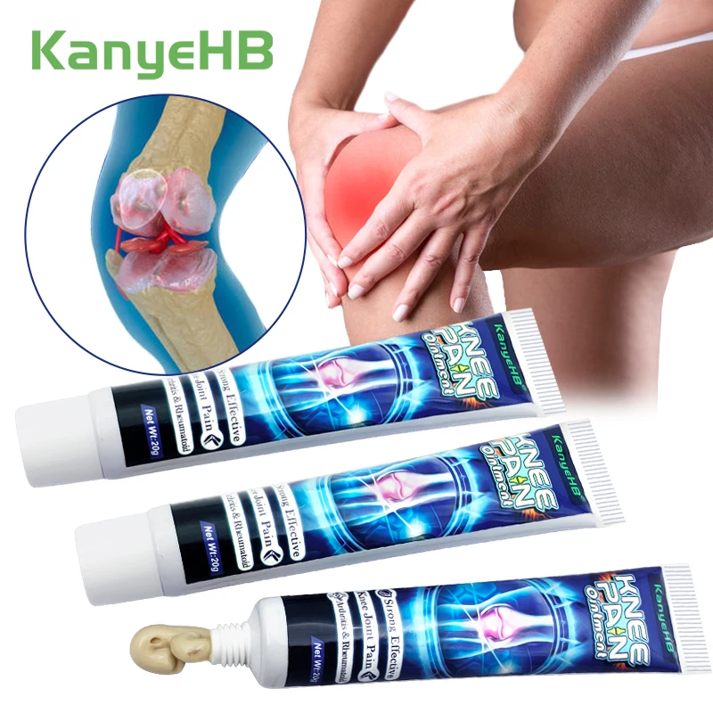 

3Pcs Knee Joint Pain Medicine Cream Arthritis Rheumatoid Sprains Bone Pain Herbal Self-heating Treatment Cream Relax Knee A858