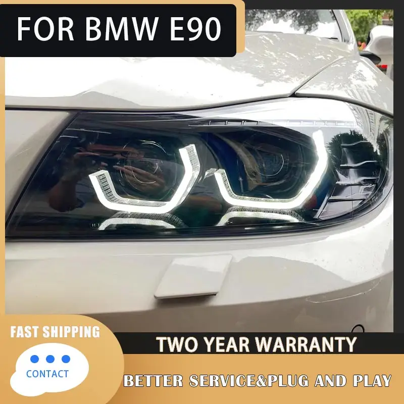 

Car Styling Headlights for BMW 3 Series E90 318 320 325 2005-2012 LED DRL Turn Signal Light Bi-xenon Lens Head Lamps Accessories