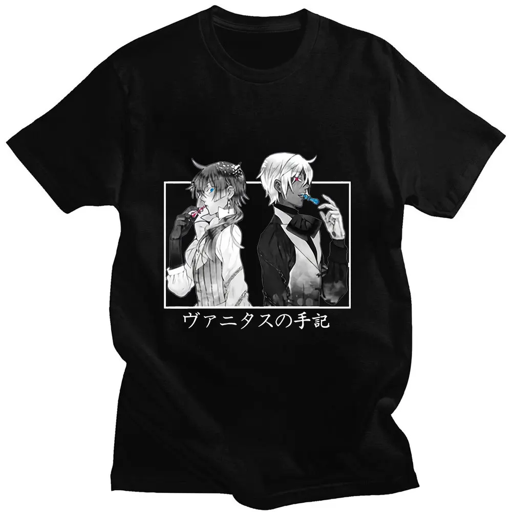 

Anime The Case Study of Vanitas T-shirt Japanese Manga Streetwear Print Tee Shirt Summer Thin O-Neck Cotton Sports Man T-shirts