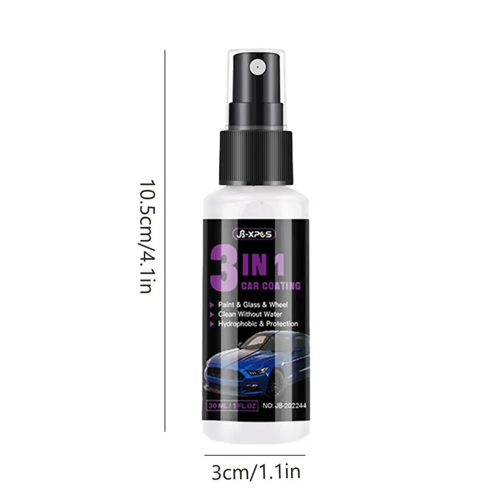 Ceramic Spray Ceramic Coating Top Coat For Cars - Easy To Apply, Ceramic  Coating Spray - Car's Clear Coat - Hydrophobic Protection Waterless & Water  Wash 200ml 