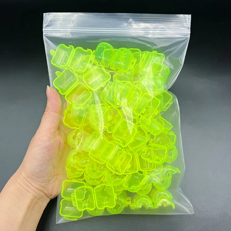 Squid jig hook protector 50pcs cover shrimp umbrella case wood shrimp hook covers