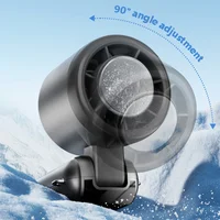 Ventilateur portable Lenovo Ice Cooling à 100 vitesses, turbo, USB, pliable/suspendable pour extérieur, rafraîchissement rapide, compresse de glace 5