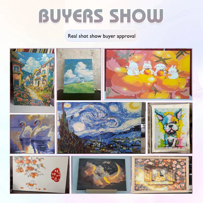 Hand Painting Animal Cat In Bedroom Living Room Landscape Painting By Numbers Kit DIY Artwork Canva Art GiftHome Decoration Gift 6 Hand Painting Animal Cat In Bedroom Living Room Landscape Painting By Numbers Kit DIY Artwork Canva Art GiftHome Decoration Gift 6