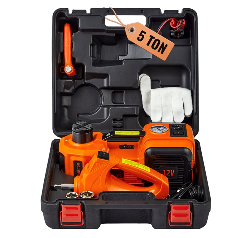 WOKEZ Electric Car Jack 155530mm 12V Electric Hydraulic Jack with Air