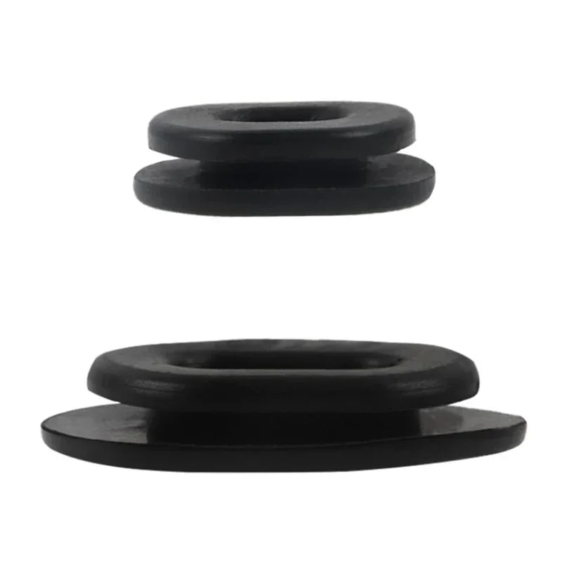 Black Rubber Motorcycle Side Cover Grommet Set for Honda