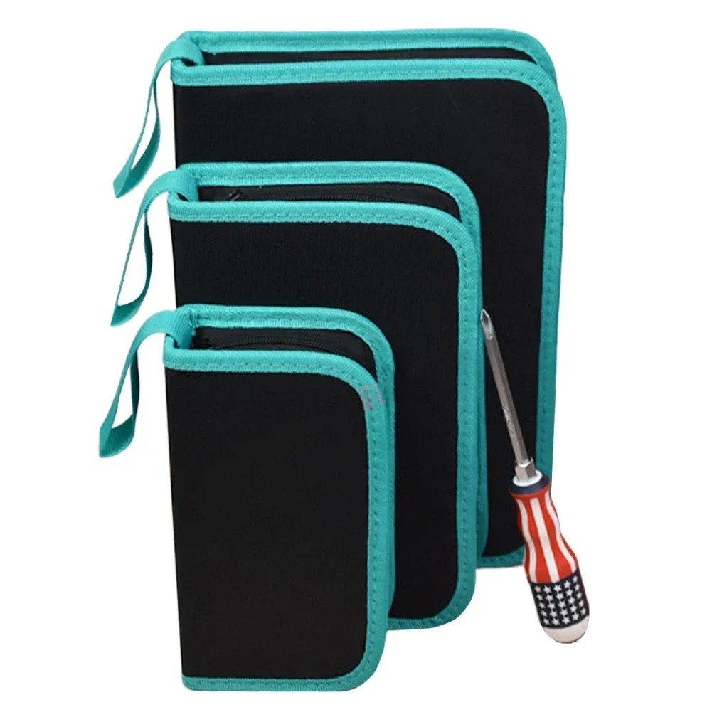 Multifunction Oxford Canvas Repair Tool Bag Hardware Screws Nails Organizer Box Soldering Iron Pouch Case Portable Travel Tools 2