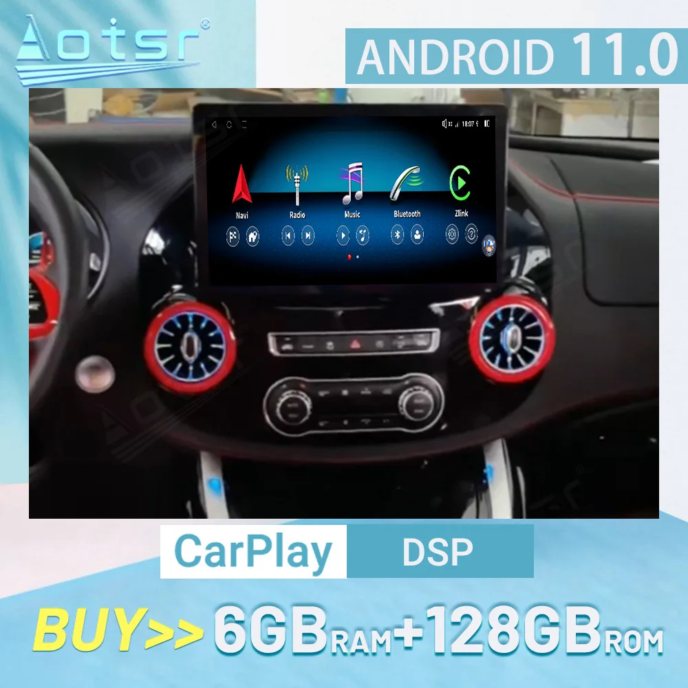 

13.9 Inch Android 11 Car Stereo Radio Carplay For Mercedes-Benz Vito 2016 - 2020 Multimedia Player GPS Navigation Auto Audio DSP