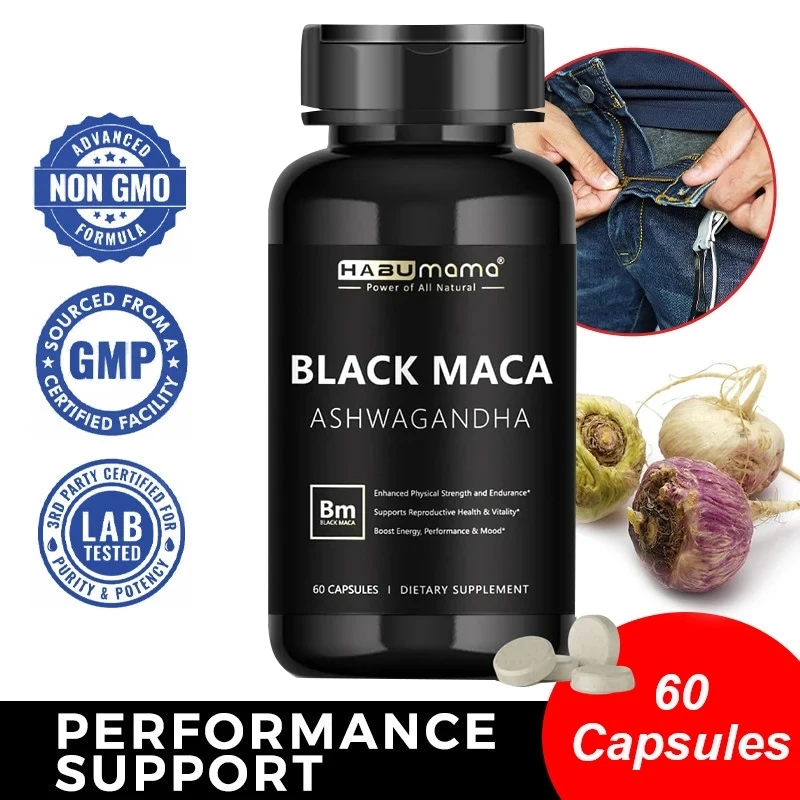 Male Enhancing Supplement with Black Maca