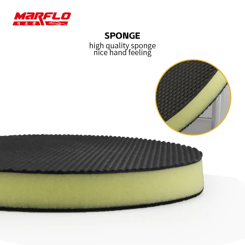 Marflo Heavy Magic Clay Bar Pad Paint Care Car Wash Sponges Cleaning Pad Detailing Before Sponge Polishing Wax 6 5 4 3 inch