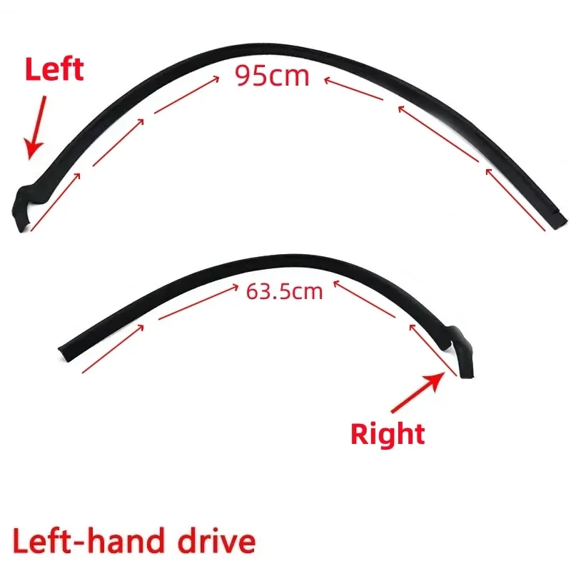 LHD Car Cowl Molding Windshield Cover Strip Panel Trim Weatherstrip Seal For BMW MINI Cooper S R55 R56 R57 2006-2015 windshield cowl grille cover windshield molding trim weatherstrip replacement