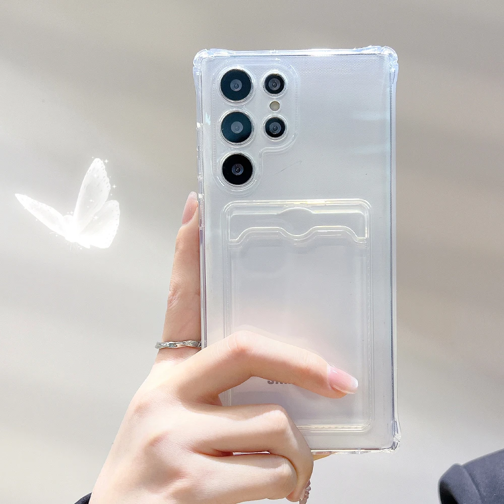Sleek Card Holder Soft Cover Smartphone Case
