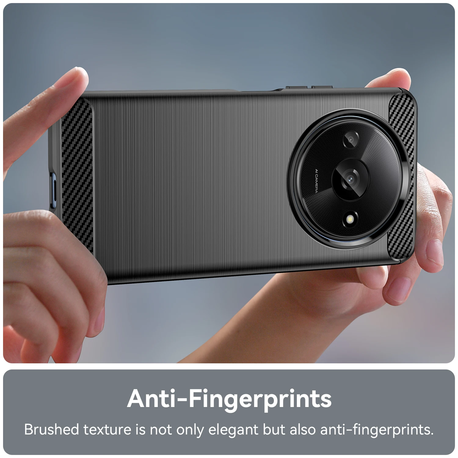 For Xiaomi Redmi A3 Case For Redmi A3 Cover 6.71 inch Carbon Fiber Shockproof Silicone Bumper For Xiaomi Redmi A3 4G Fundas 5