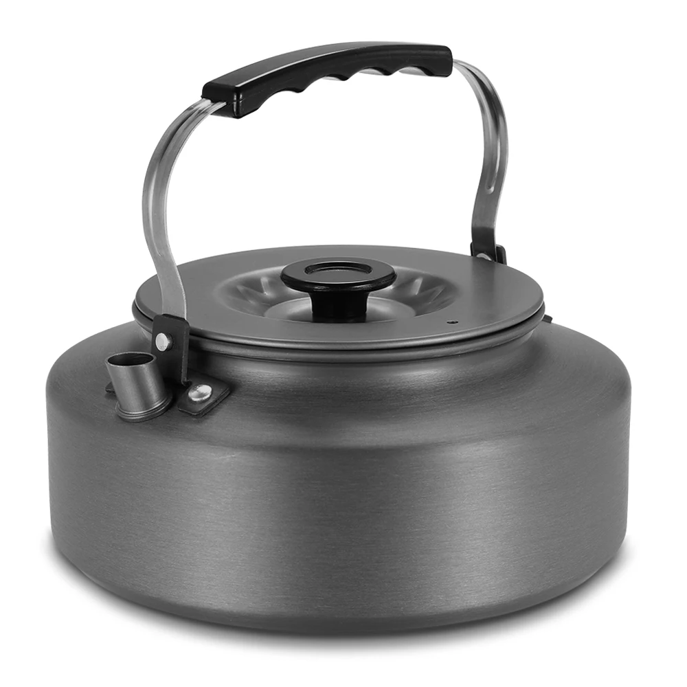1.6L Portable Water Kettle Water Pot Teapot Coffee Pot Indoor Aluminum Alloy Tea Kettle Outdoor Camping Hiking Picnic