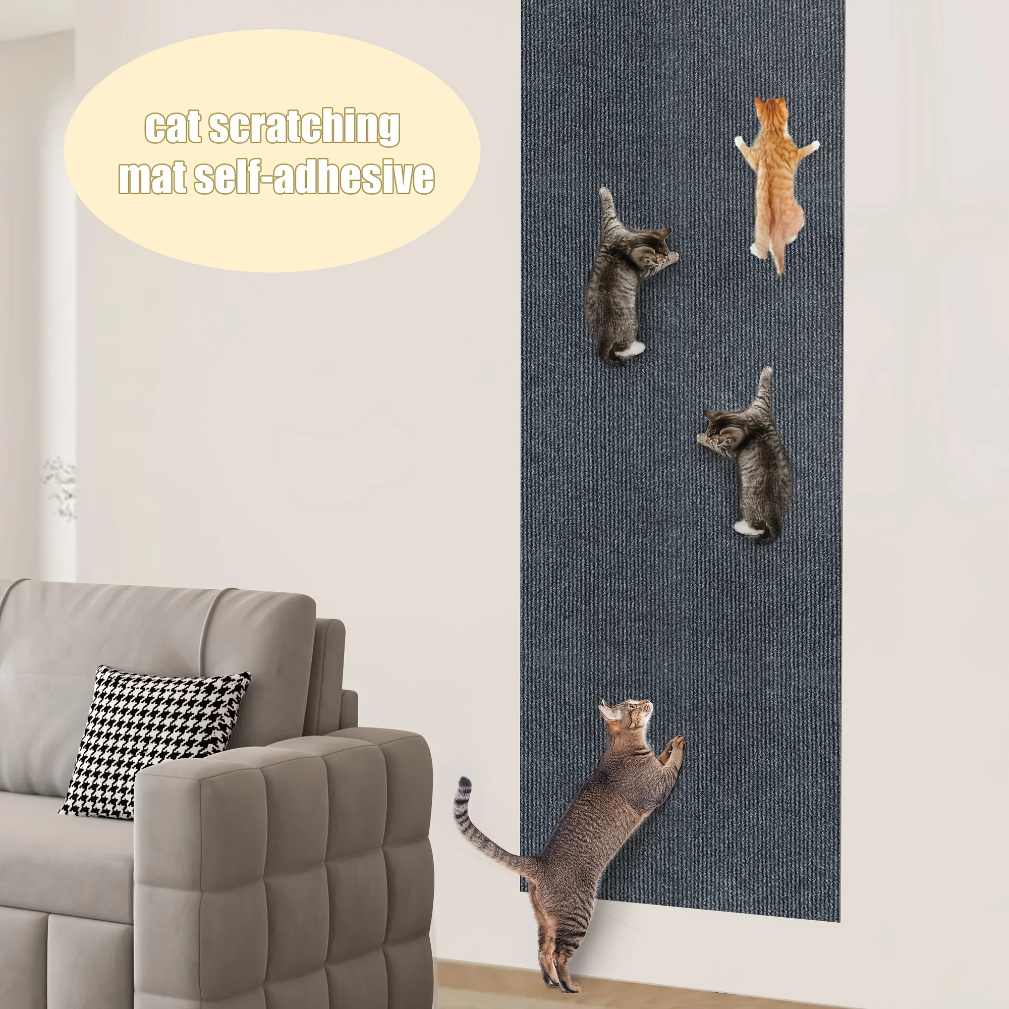 Cracked Ground Cat Quilted Place Mat NCU0NTD466