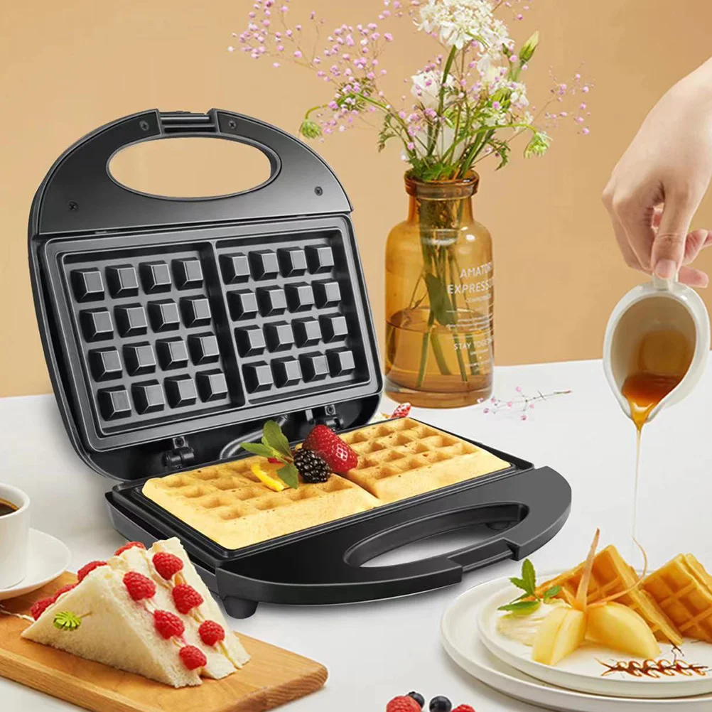 Waffle Maker Exquisite Workmanship Kitchen Baking Pan Mini Convenient Sandwich Toaster Aluminum Useful