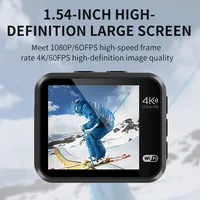 VIRAN Action Camera 4K60FPS with WiFi Remote 1.54” HD Screen Waterproof Ideal for Drive Recorders, Diving, Traveling and Outdoor 2