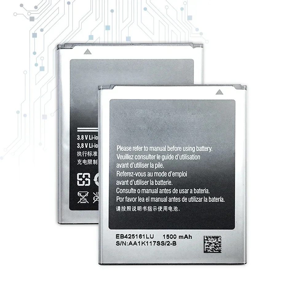 Eb425161Lu Batteria Per Samsung Sm-J105H J1Mini S7562 S7572 S7580 I739 I759 I669 I8160 J1 Mini Per Galaxy Ace 2 1500Mah