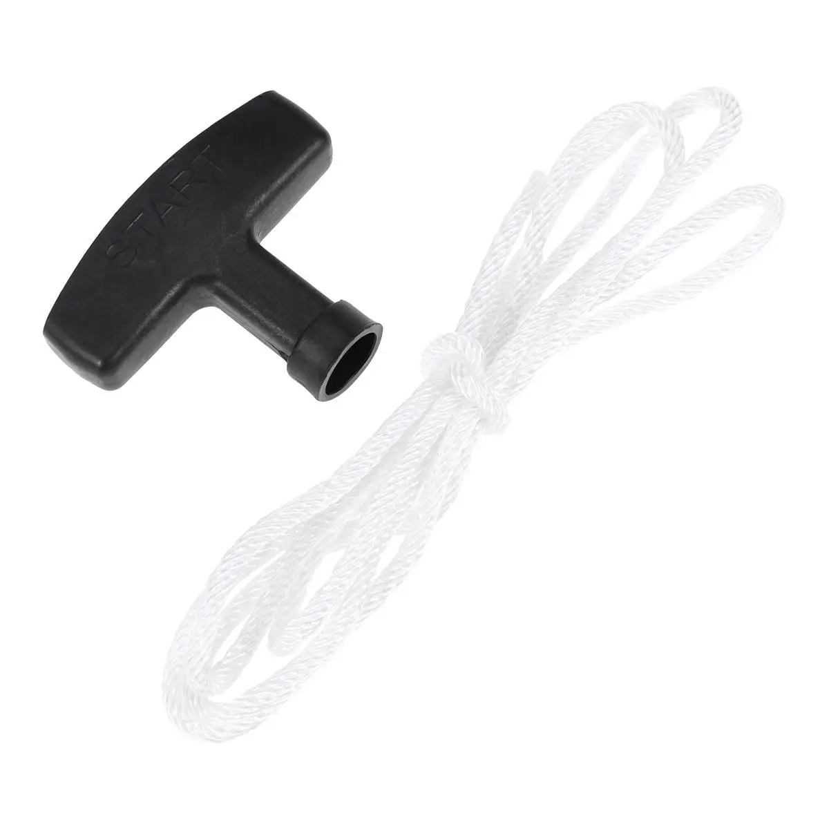 발전기 엔진 풀 스타트 시스템용 스타터 핸들 및 로프 키트 헤비 듀티 미튼 그립 1개 교체 액세서리