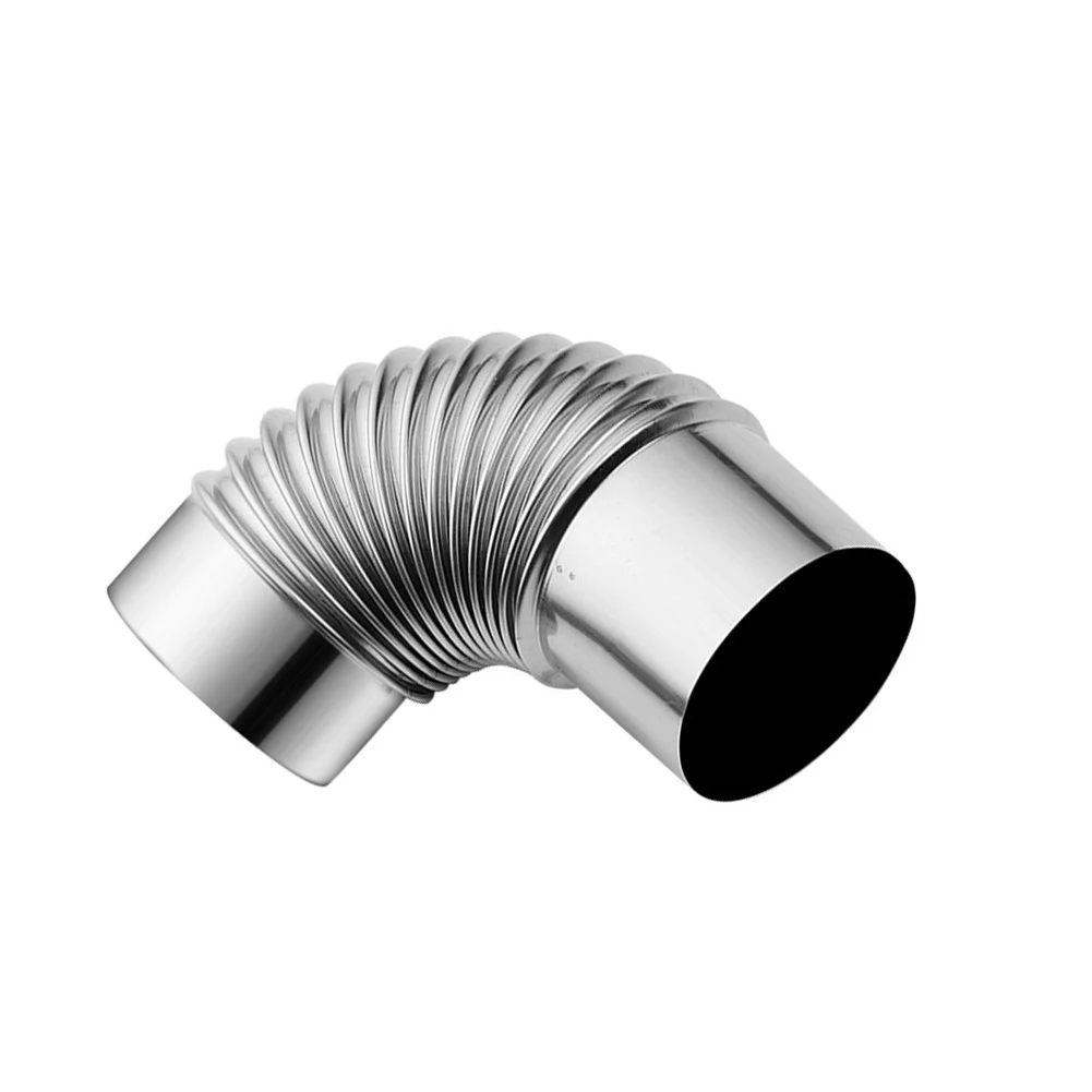 Chimney Liner Bend Stainless Steel 90 Degree Elbow 50mm For Outdoor Camping Wood Stoves Chimney