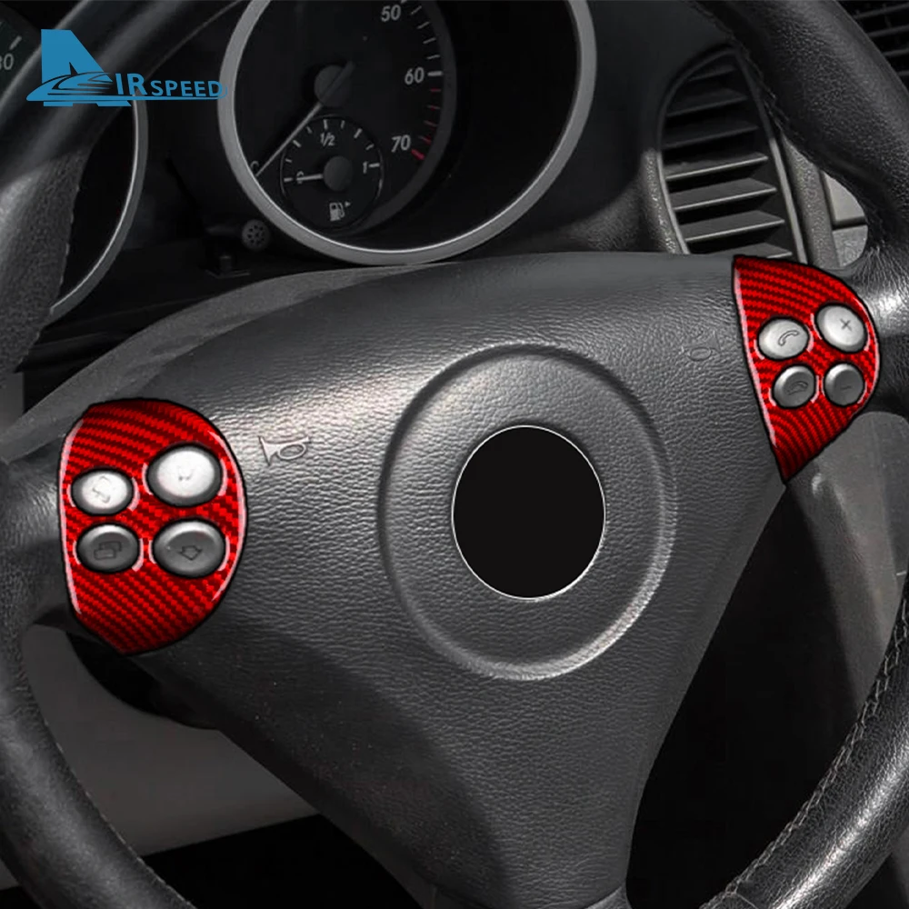 메르세데스 벤츠 SLK R171 용 실제 부드러운 탄소 섬유 트림 스티커 2004 2005 2006 2007 2008 2009 2010 스티어링 휠 액세서리