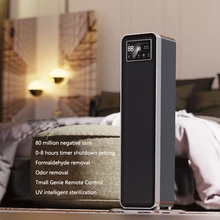  Air Purifier Air Ionizer Generator Floor Stand Intelligent 8.5L UV Sterilizing Air Humidifier With Remote Control Home Hotel Use 