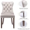 Beige Velvet Dining Chairs Set of 4, Kitchen & Dining Room Chairs Set of 4, Tufted Dining Chairs, Velvet Upholstered 5
