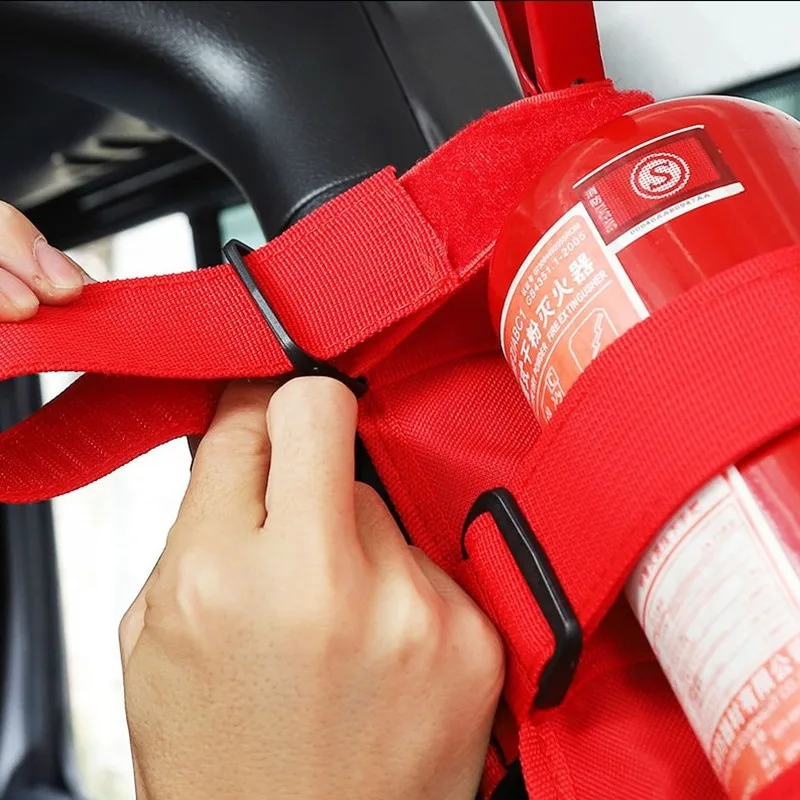 Fire Extinguisher Holder Car Roll Bar Mount Strap for Jeep Wrangler