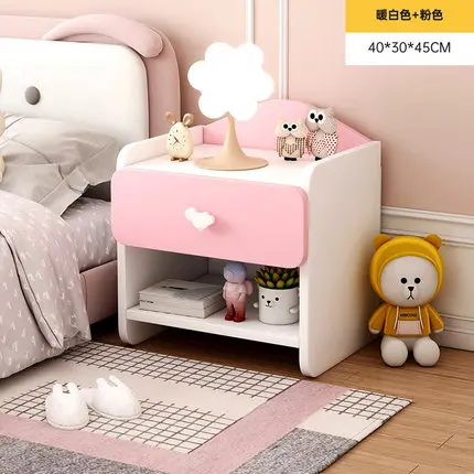 Bedside Table Small Lovely Bedroom Modern Simple Bedside Cabinet Mini Storage Cabinet