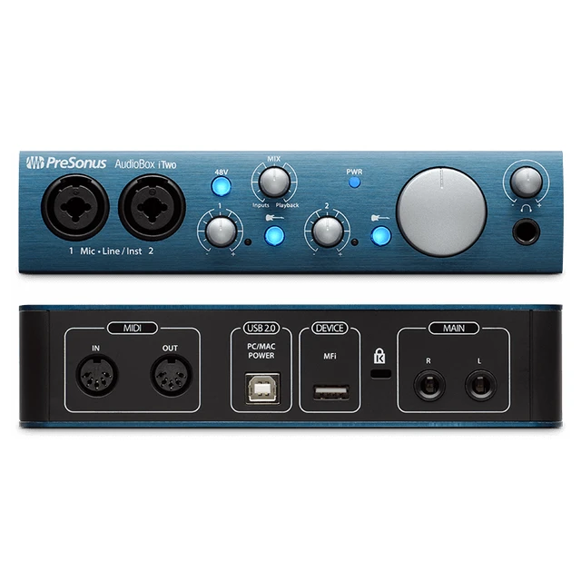 Presonus Audiobox itwoポータブルUSBオーディオインターフェース2 in 