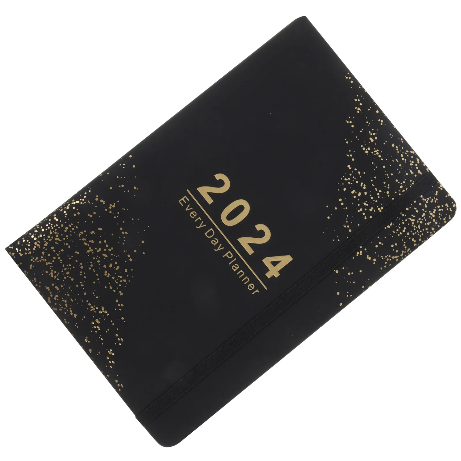 Agenda Daily Planner English 2024 플래너 노트북 세련된 커버 학업 사무실 휴대용 주간 월간 일정 노트패드