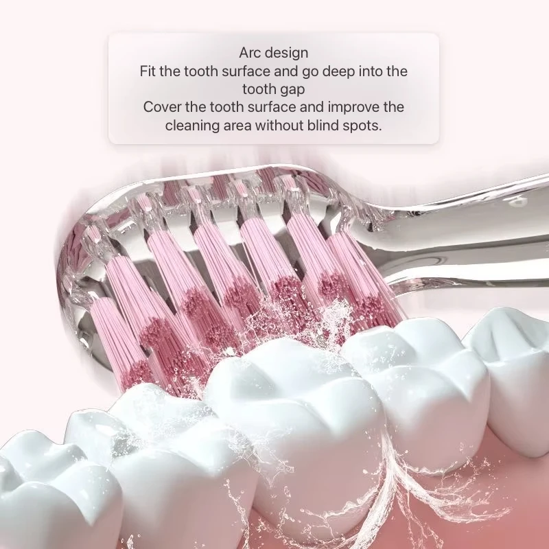 Revyline RL025/LANBEIBEI LB-L01 전동 칫솔 선물 액세서리 노즐 강모 용 어린이 교체 칫솔 헤드