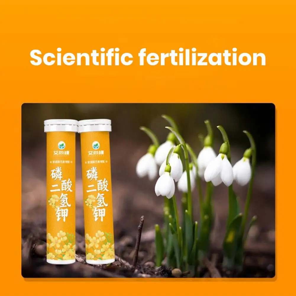 

22Pcs Potassium Dihydrogen Phosphate Fertilizer Plants Flowers Greenery Growth Nutrition Supplement Slow Release Tablet