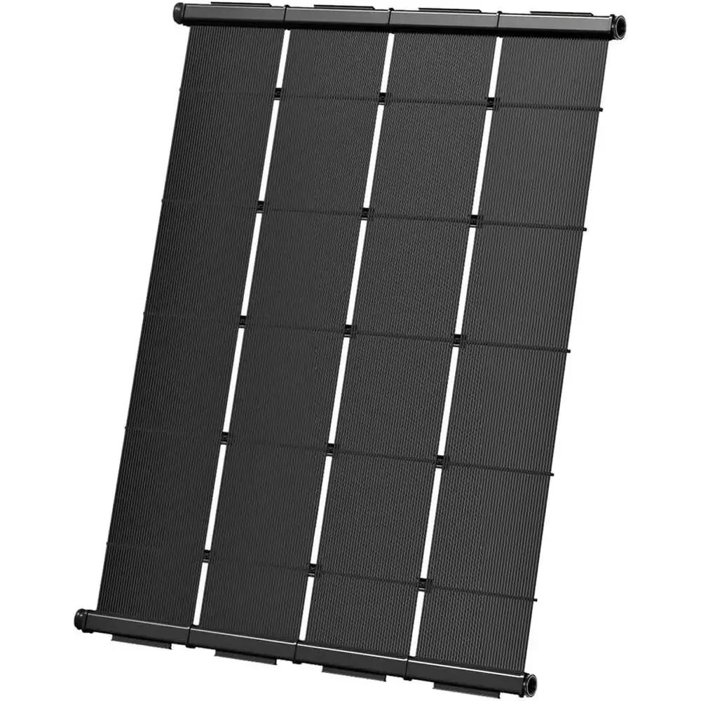 Solar Pool Heater Panel Storm Resistant Rail Mounting System 4' X 6.5'