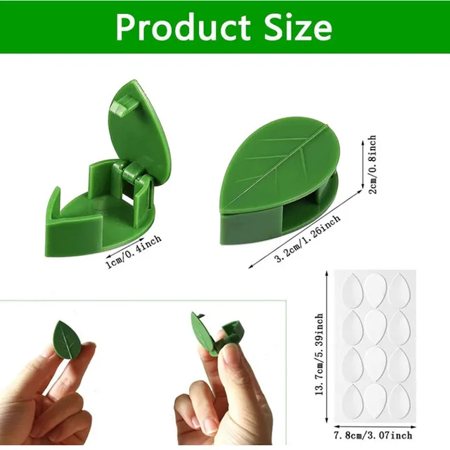 Levelek A Növény Rögzítését Tartó / Zöld Növényi Horog Szőlő Vontató - Image 2